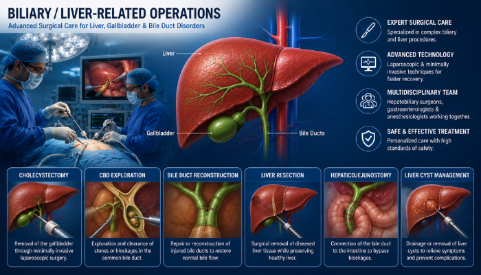 Biliary Liver Related Operations
